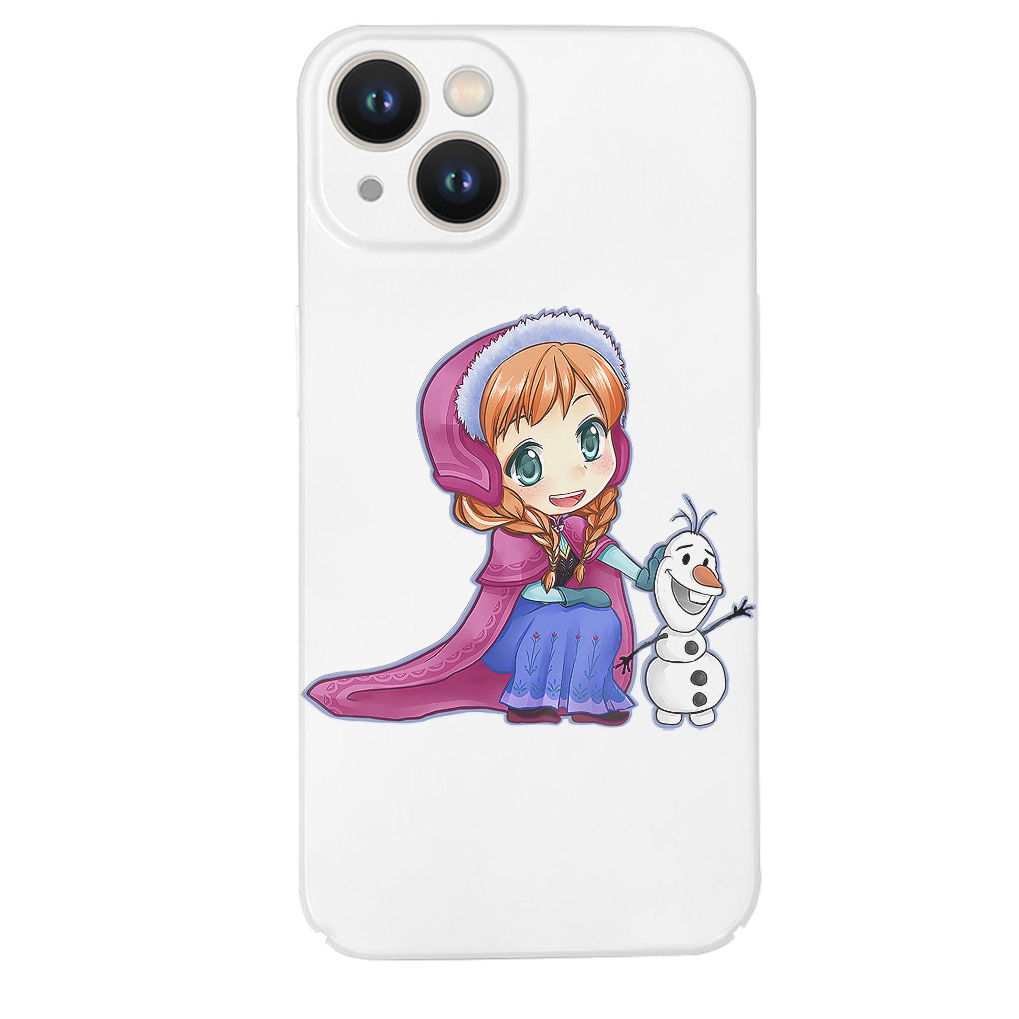 （画像用） アナと雪の女王 アンナ エルサ Frozen Anna Elsa 【iPhone 14シリーズ対応】ハードケース